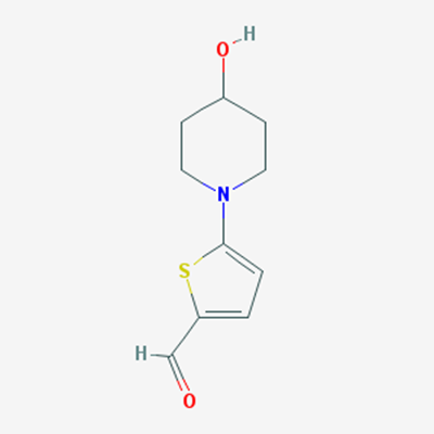 Picture of 5-(4-Hydroxypiperidin-1-yl)thiophene-2-carbaldehyde