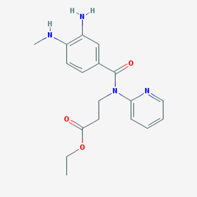 Picture of Ethyl 3-(3-amino-4-(methylamino)-N-(pyridin-2-yl)benzamido)propanoate