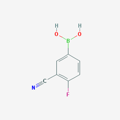 Picture of 3-Cyano-4-fluorobenzeneboronic acid