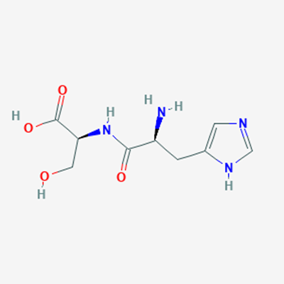 Picture of (S)-2-((S)-2-Amino-3-(1H-imidazol-4-yl)propanamido)-3-hydroxypropanoic acid