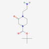 Picture of tert-Butyl 4-(2-aminoethyl)-3-oxopiperazine-1-carboxylate
