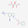 Picture of (R)-3-(5-(2-Aminopropyl)-7-cyanoindolin-1-yl)propyl benzoate (2R,3R)-2,3-dihydroxysuccinate