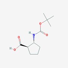 Picture of (1R,2R)-2-((tert-Butoxycarbonyl)amino)cyclopentanecarboxylic acid