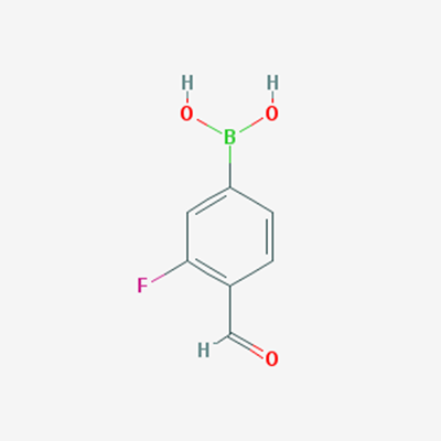 Picture of 3-Fluoro-4-formylphenylboronic acid