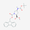 Picture of (2S,4R)-1-(((9H-Fluoren-9-yl)methoxy)carbonyl)-4-((tert-butoxycarbonyl)amino)pyrrolidine-2-carboxylic acid