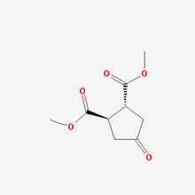 Picture of (1R,2R)-rel-Dimethyl 4-oxocyclopentane-1,2-dicarboxylate