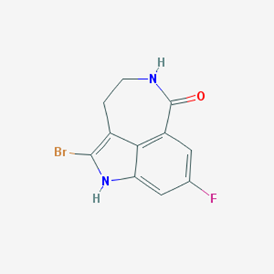 Picture of 2-Bromo-8-fluoro-4,5-dihydro-1H-azepino[5,4,3-cd]indol-6(3H)-one