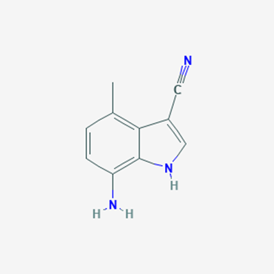 Picture of 7-Amino-4-methyl-1H-indole-3-carbonitrile