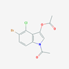 Picture of 1-Acetyl-5-bromo-4-chloro-1H-indol-3-yl acetate