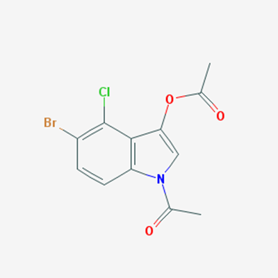 Picture of 1-Acetyl-5-bromo-4-chloro-1H-indol-3-yl acetate