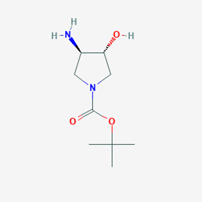 Picture of (3R,4R)-tert-Butyl 3-amino-4-hydroxypyrrolidine-1-carboxylate