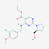 Picture of (S)-Ethyl 4-((3-chloro-4-methoxybenzyl)amino)-2-(2-(hydroxymethyl)pyrrolidin-1-yl)pyrimidine-5-carboxylate