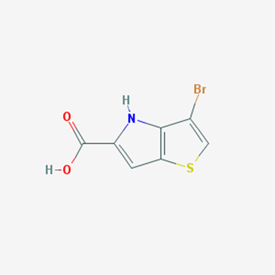 Picture of 3-Bromo-4H-thieno[3,2-b]pyrrole-5-carboxylic acid