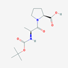 Picture of (S)-1-((S)-2-((tert-Butoxycarbonyl)amino)propanoyl)pyrrolidine-2-carboxylic acid