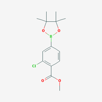 Picture of Methyl 2-chloro-4-(4,4,5,5-tetramethyl-1,3,2-dioxaborolan-2-yl)benzoate