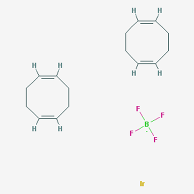 Picture of Bis(1,5-cyclooctadiene)iridium (I) tetrafluoroborate