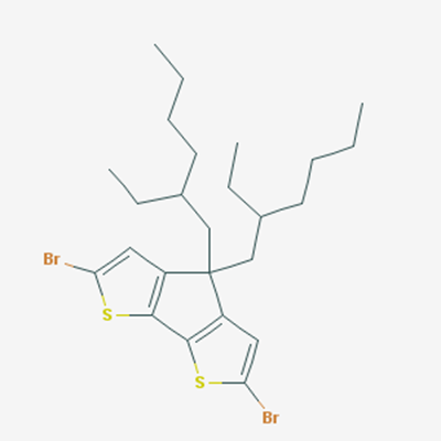 Picture of 2,6-Dibromo-4,4-bis(2-ethylhexyl)-4H-cyclopenta[1,2-b:5,4-b]dithiophene