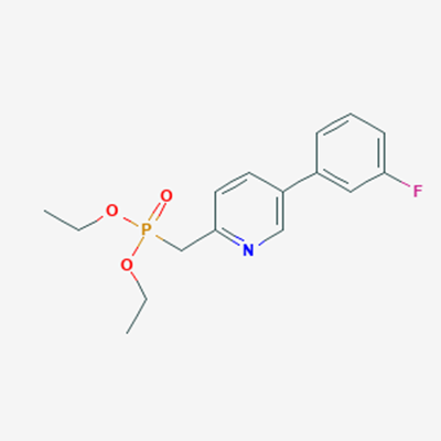 Picture of Diethyl ((5-(3-fluorophenyl)pyridin-2-yl)methyl)phosphonate