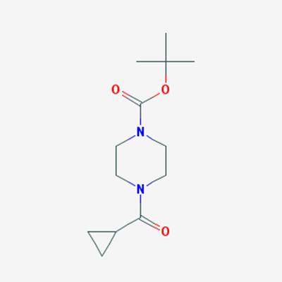 Picture of tert-Butyl 4-(cyclopropanecarbonyl)piperazine-1-carboxylate