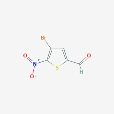 Picture of 4-Bromo-5-nitrothiophene-2-carbaldehyde