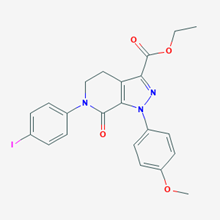Picture of Ethyl 6-(4-iodophenyl)-1-(4-methoxyphenyl)-7-oxo-4,5,6,7-tetrahydro-1H-pyrazolo[3,4-c]pyridine-3-carboxylate