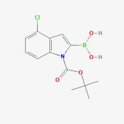 Picture of (1-(tert-Butoxycarbonyl)-4-chloro-1H-indol-2-yl)boronic acid