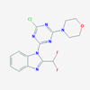 Picture of 4-(4-Chloro-6-(2-(difluoromethyl)-1H-benzo[d]imidazol-1-yl)-1,3,5-triazin-2-yl)morpholine