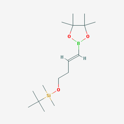 Picture of (E)-tert-Butyldimethyl((4-(4,4,5,5-tetramethyl-1,3,2-dioxaborolan-2-yl)but-3-en-1-yl)oxy)silane