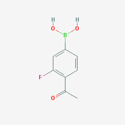 Picture of 4-Acetyl-3-fluorophenylboronic acid