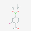 Picture of 2-Fluoro-4-(4,4,5,5-tetramethyl-1,3,2-dioxaborolan-2-yl)benzaldehyde