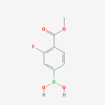 Picture of (3-Fluoro-4-(methoxycarbonyl)phenyl)boronic acid