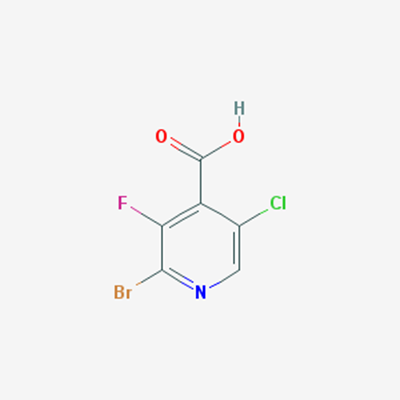 Picture of 2-Bromo-5-chloro-3-fluoroisonicotinic acid