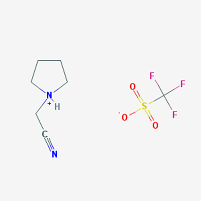 Picture of 1-(Cyanomethyl)pyrrolidin-1-ium trifluoromethanesulfonate