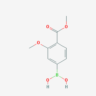 Picture of 3-Methoxy-4-methoxycarbonylphenylboronic acid