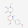 Picture of (R)-2-(4-Ethyl-2,3-dioxopiperazine-1-carboxamido)-2-(4-hydroxyphenyl)acetic acid