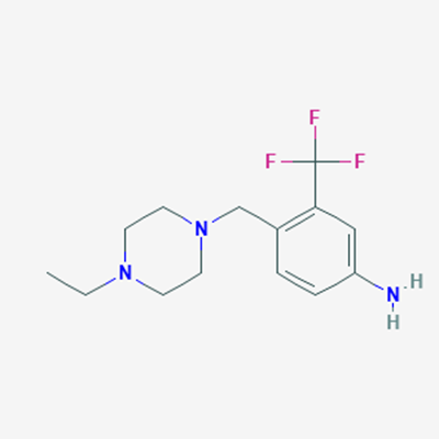 Picture of 4-((4-Ethylpiperazin-1-yl)methyl)-3-(trifluoromethyl)aniline