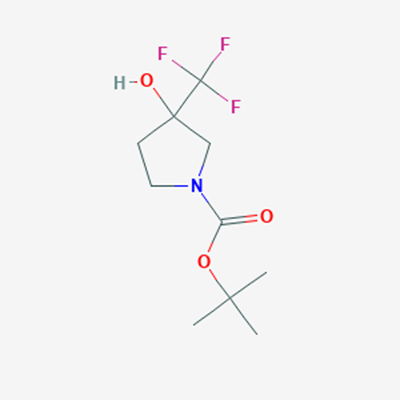Picture of tert-Butyl 3-hydroxy-3-(trifluoromethyl)pyrrolidine-1-carboxylate
