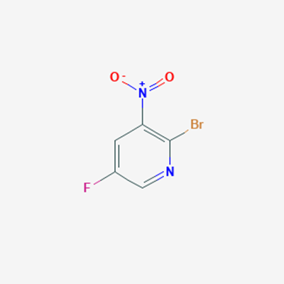 Picture of 2-Bromo-5-fluoro-3-nitropyridine