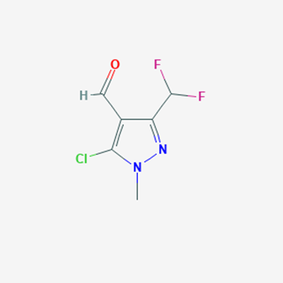 Picture of 5-Chloro-3-(difluoromethyl)-1-methyl-1H-pyrazole-4-carbaldehyde