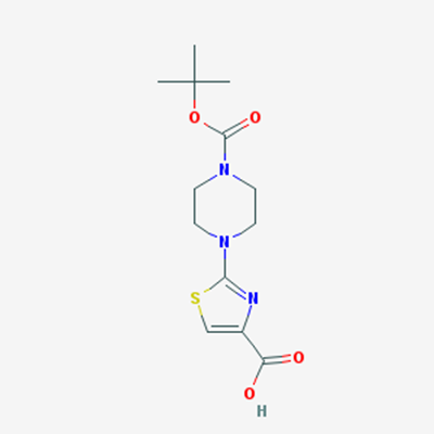 Picture of 2-(4-(tert-Butoxycarbonyl)piperazin-1-yl)thiazole-4-carboxylic acid