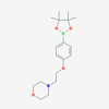 Picture of 4-(2-(4-(4,4,5,5-Tetramethyl-1,3,2-dioxaborolan-2-yl)phenoxy)ethyl)morpholine