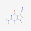 Picture of 2-Amino-4-oxo-4,7-dihydro-3H-pyrrolo[2,3-d]pyrimidine-5-carbonitrile