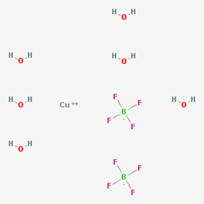 Picture of Copper(II) tetrafluoroborate hexahydrate