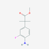 Picture of Methyl 2-(4-amino-3-iodophenyl)-2-methylpropanoate