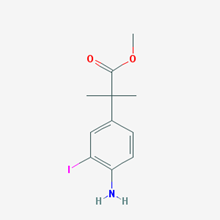 Picture of Methyl 2-(4-amino-3-iodophenyl)-2-methylpropanoate