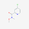 Picture of 4-Chloro-N-methoxy-N-methylpyridine-2-carboxamide