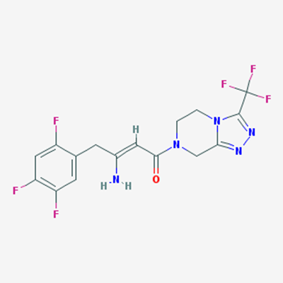 Picture of (2Z)-4-Oxo-4-[3-(trifluoromethyl)-5,6-dihydro[1,2,4]triazolo[4,3-a]pyrazine-7(8H)-yl]-1-(2,4,5-trifluorophenyl)but-2-en-2-amine