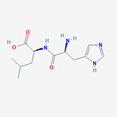 Picture of (S)-2-((S)-2-Amino-3-(1H-imidazol-4-yl)propanamido)-4-methylpentanoic acid