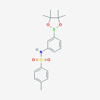 Picture of 4-Methyl-N-(3-(4,4,5,5-tetramethyl-1,3,2-dioxaborolan-2-yl)phenyl)benzenesulfonamide