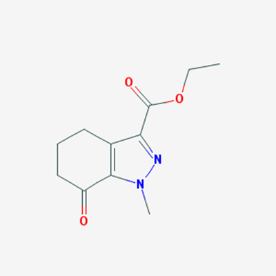 Picture of Ethyl 1-methyl-7-oxo-4,5,6,7-tetrahydro-1H-indazole-3-carboxylate